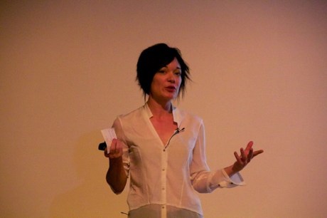 Keynote at Wikimania Hong Kong (Photograph by Mike Peel (www.mikepeel.net). [CC-BY-SA-2.5 (http://creativecommons.org/licenses/by-sa/2.5)], via Wikimedia Commons)